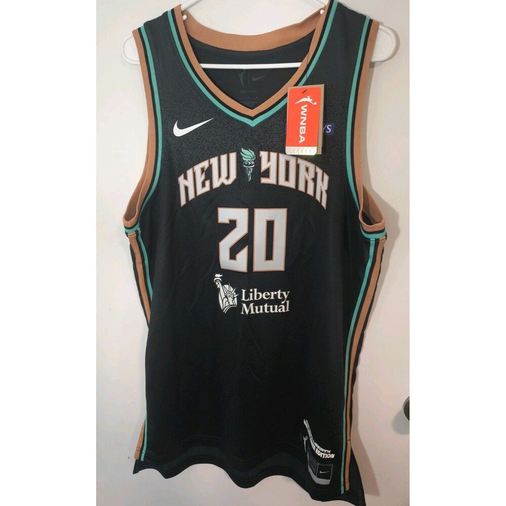 Sabrina Ionescu New York Liberty Explorer Edition Authentic WNBA Jersey Size L